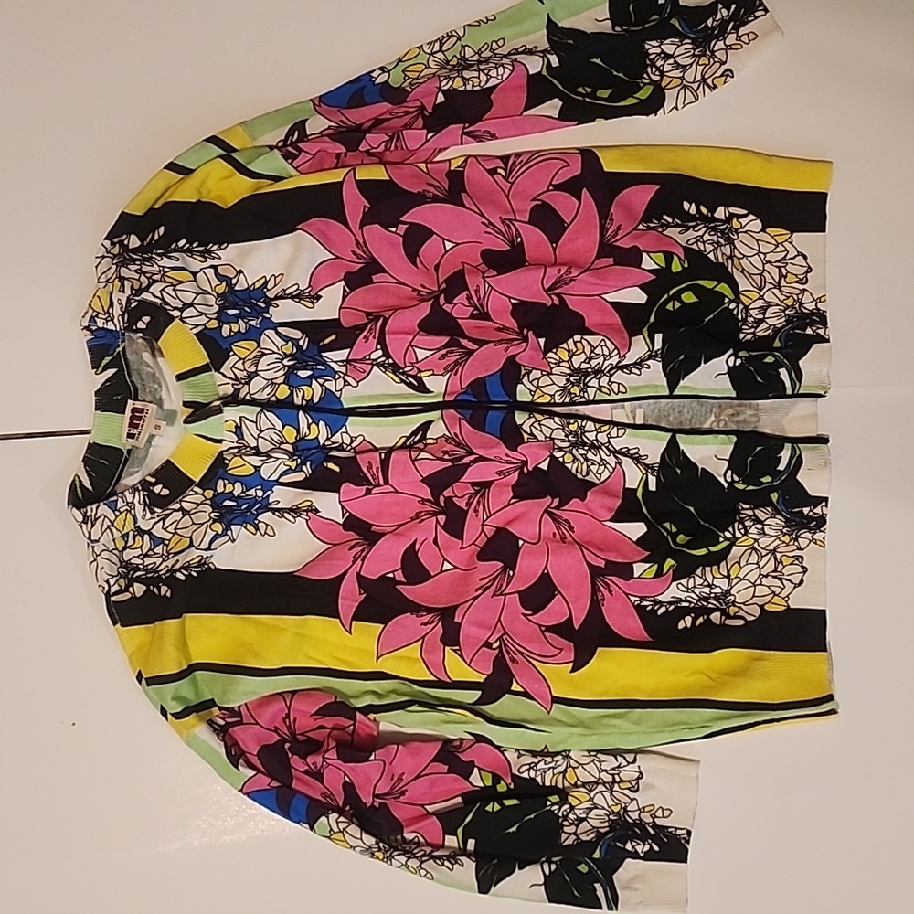 I'm Isola Marras floral cotton jacket size S